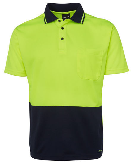 Picture of HI VIS Non Cuff Traditional Polo 6HVNC