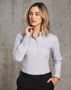 Picture of Women's Ticking Stripe Long Sleeve Shirt M8200L